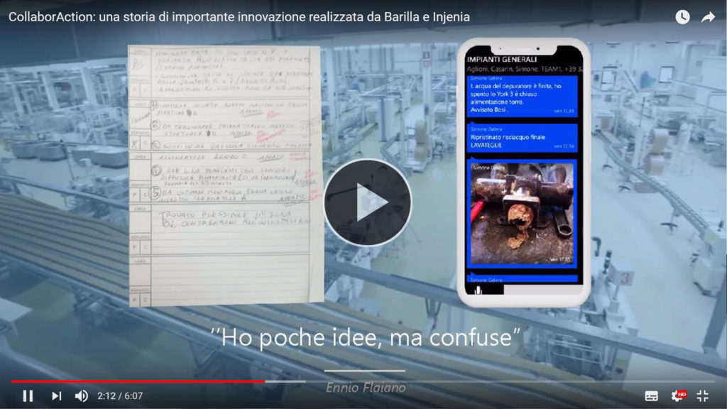 CollaborAction: una storia di importante innovazione realizzata da Barilla e Injenia