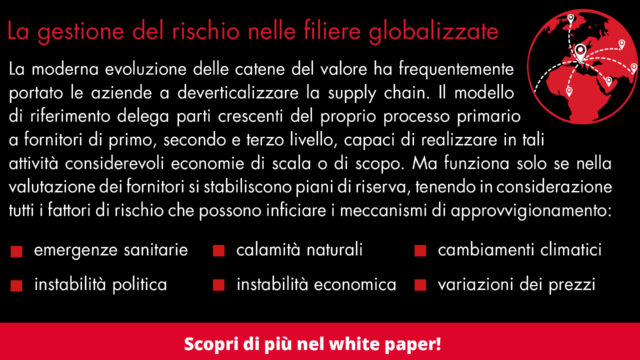 supply chain gestione delrischio