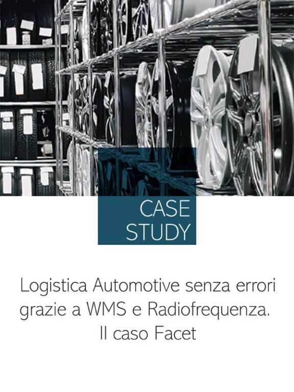 Immagine del whitepaper: Logistica Automotive senza errori grazie a WMS e Radiofrequenza. Il caso Facet