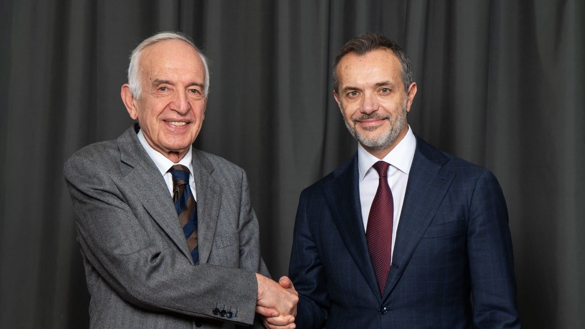 Massimo Sarmi, AD di FiberCop e Vincenzo Esposito, AD di Microsoft