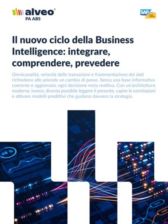 Il nuovo ciclo della Business Intelligence: integrare, comprendere, prevedere