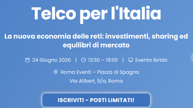 Telco per l’Italia 2026 summer edition