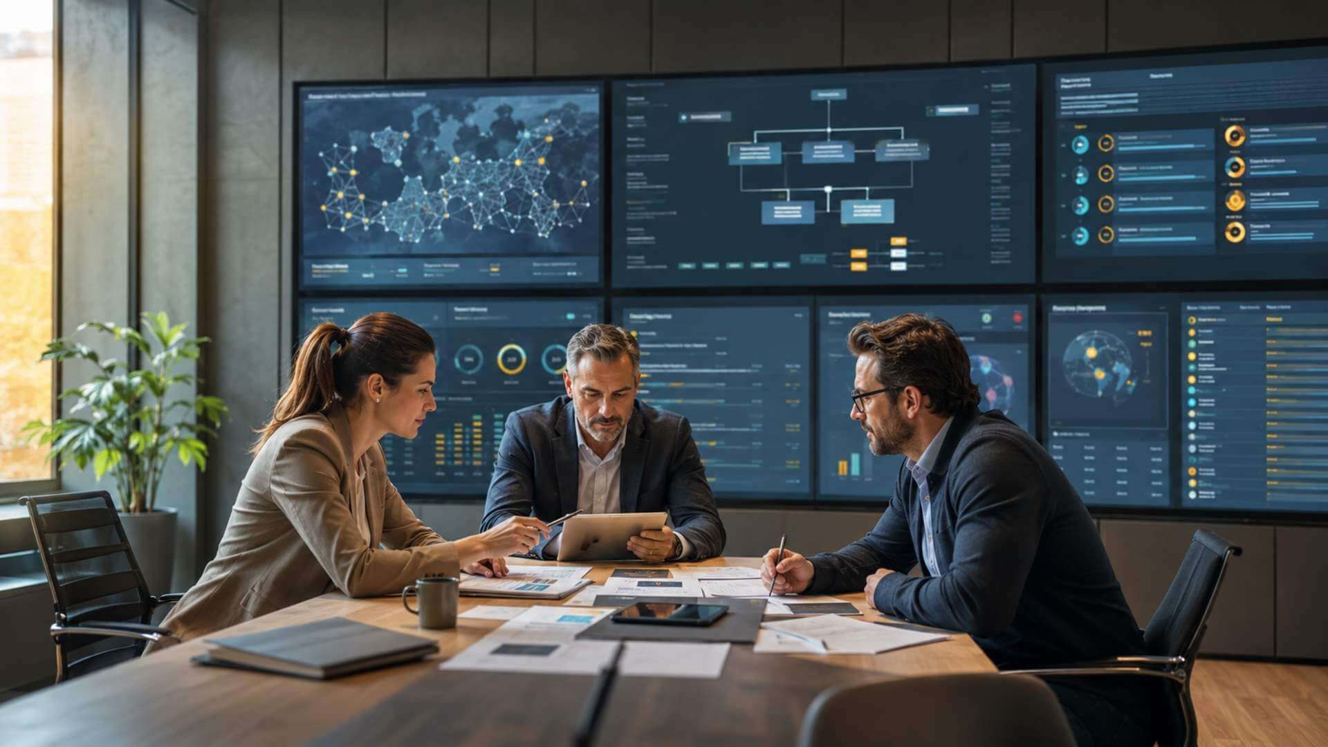 ChatGPT dashboard persone riunione